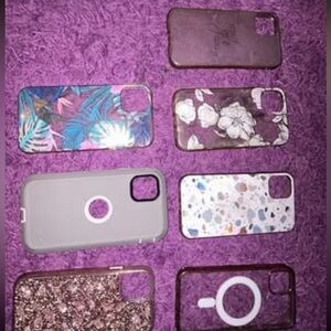 Floral and Patterned Phone Case Set (iphone 11)